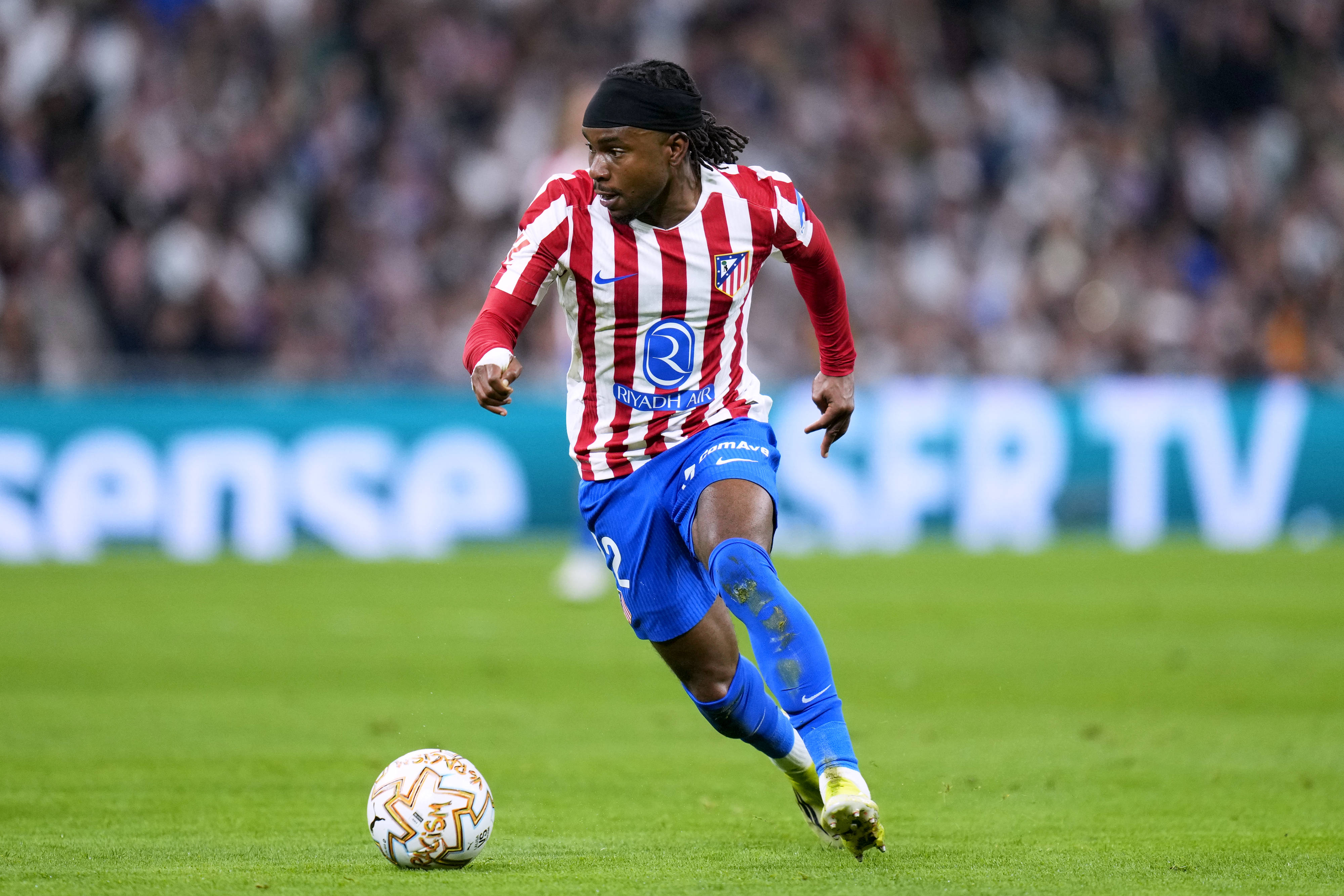 Ademola Lookman in action for Atletico Madrid
