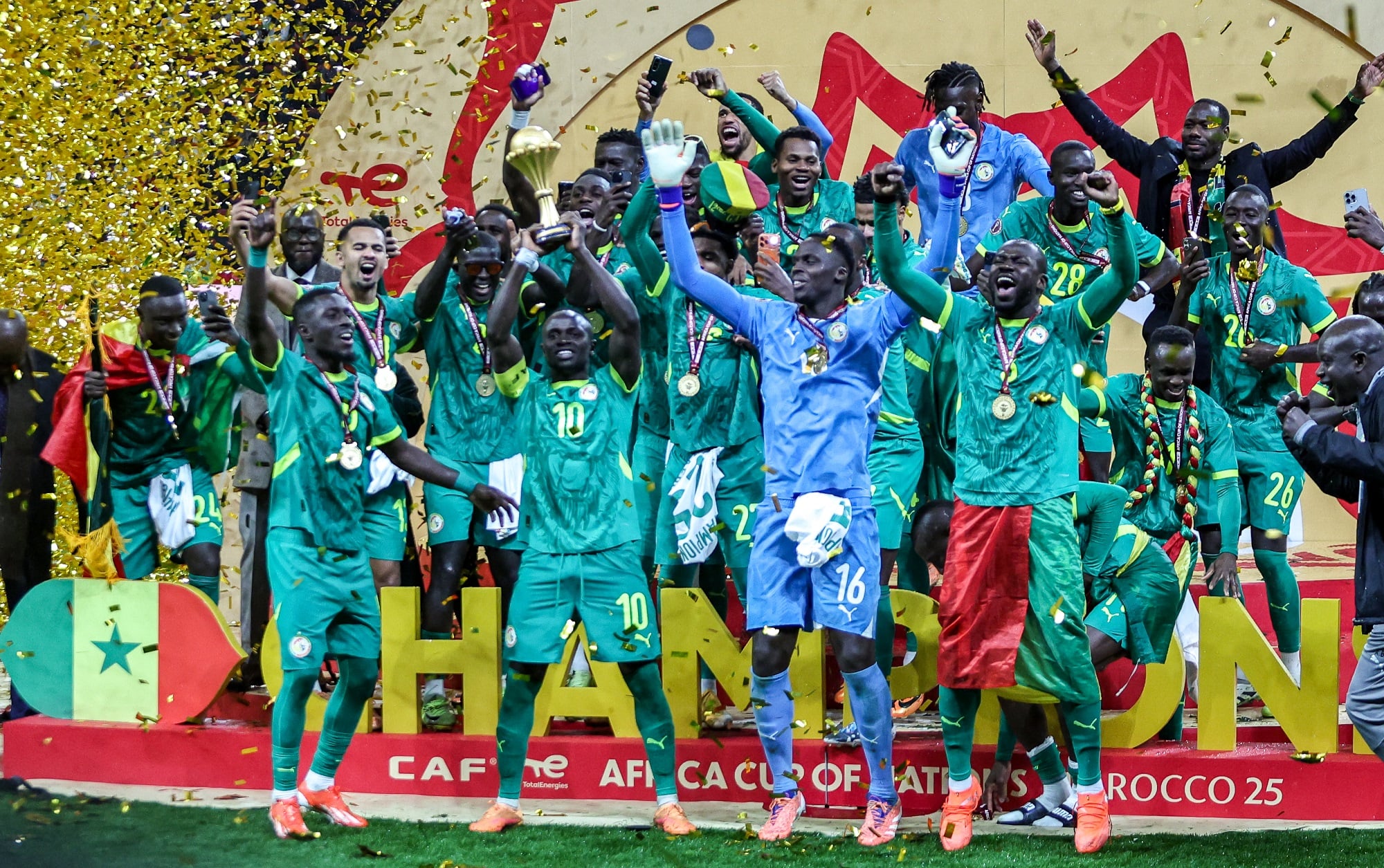 S&eacute;n&eacute;gal, troph&eacute;e CAN 2025