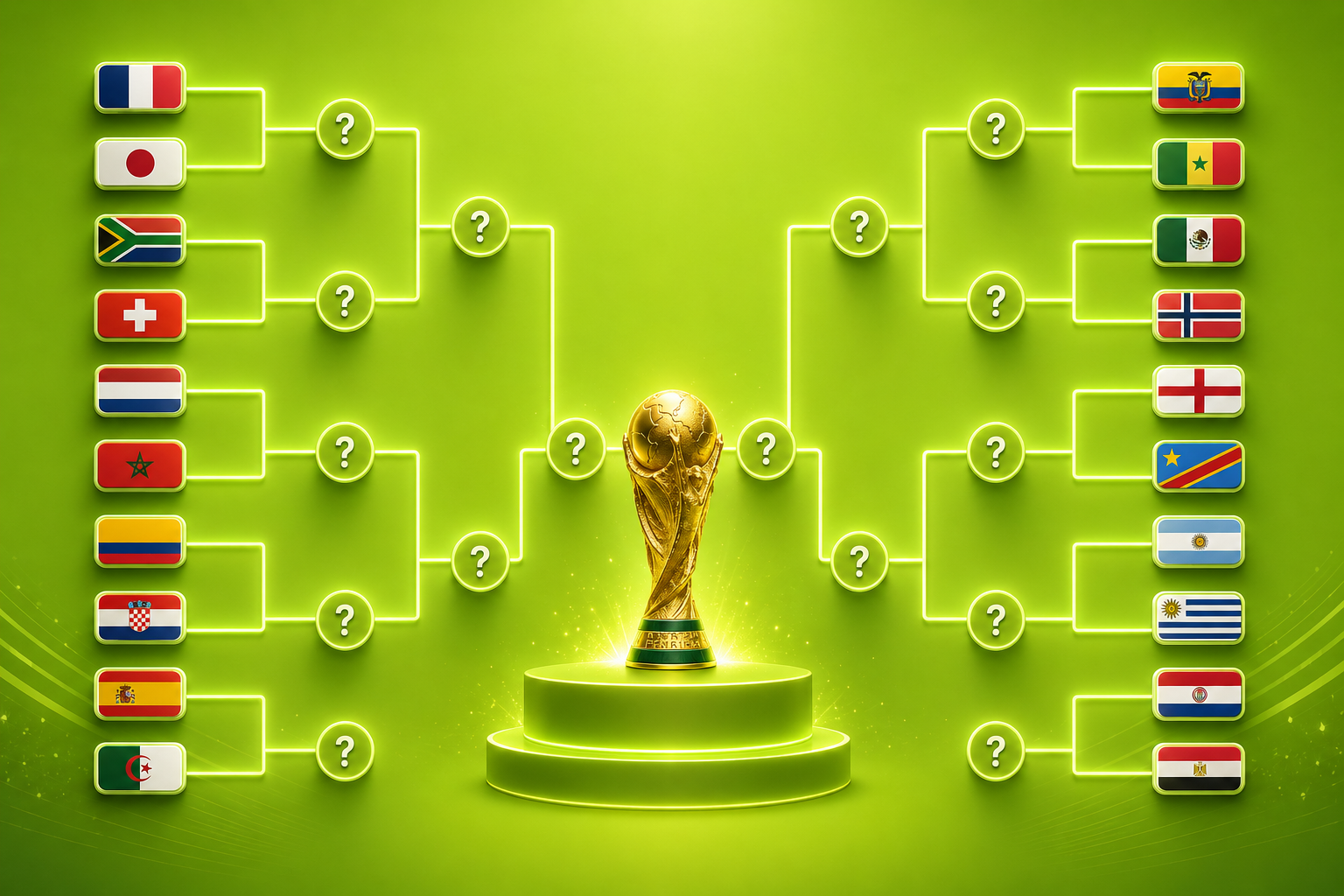 Simulez le parcours de votre s&eacute;lection &agrave; la Coupe du monde 2026 !